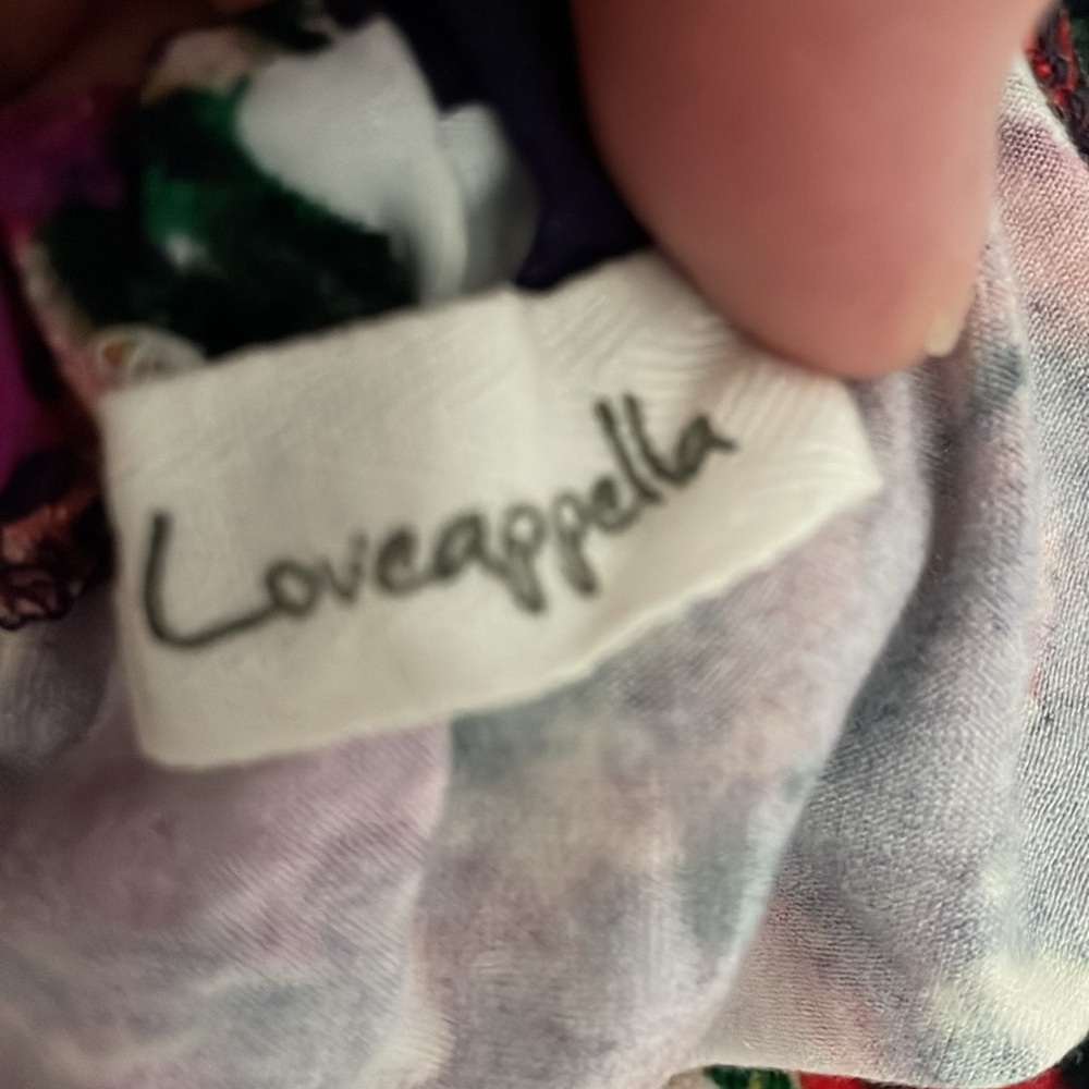 EUC Women’s Loveapella Floral Halter tank in size 1X​ - Picture 6 of 8